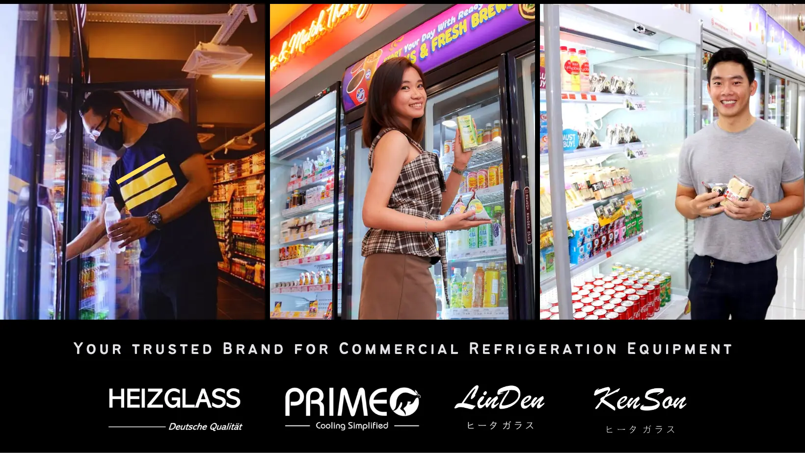 Primeo, LinDen, KenSon and Heizglass brand family